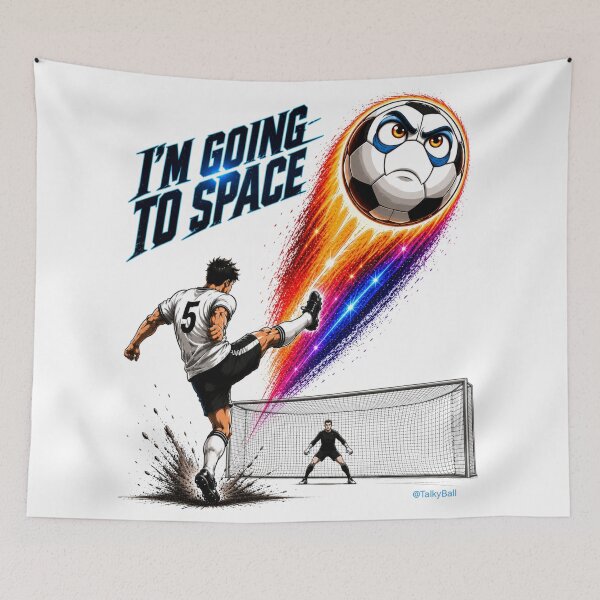 Item preview, I'm Going to Space Soccer Shirt designed and sold by TalkyBall Shop.