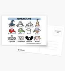 thinking caps Postcards