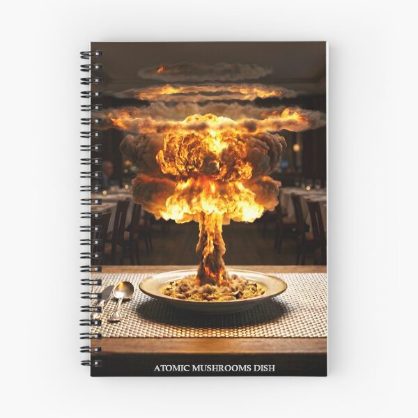 Item preview, Atomic Mushrooms Dish designed and sold by ales-panz.