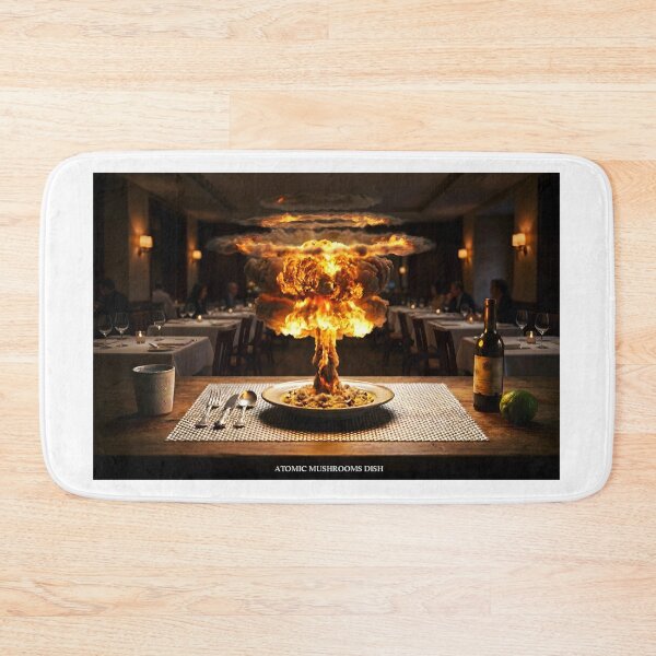 Item preview, Atomic Mushrooms Dish designed and sold by ales-panz.