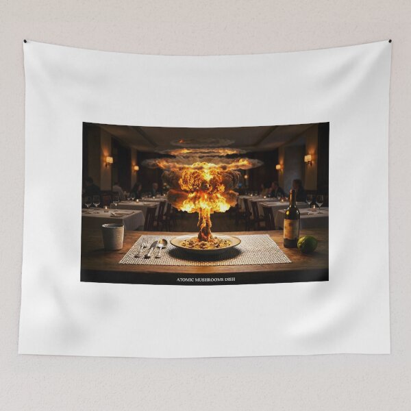 Item preview, Atomic Mushrooms Dish designed and sold by ales-panz.