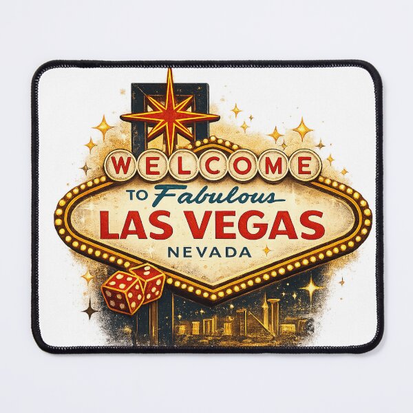 Item preview, Vintage Las Vegas Welcome Sign Design designed and sold by OrbitLabs.