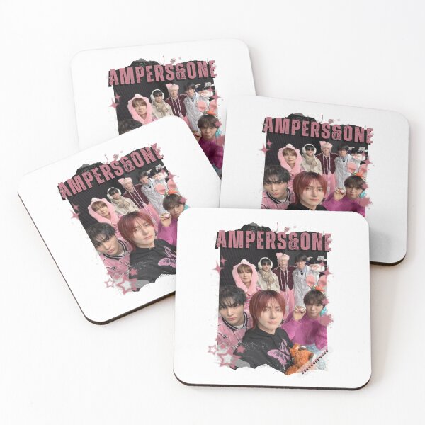 Item preview, AMPERS&ONEe Global KPOP Boy Group Black and White Collage Digital Art Portrait designed and sold by AJUNICE STUDIO.