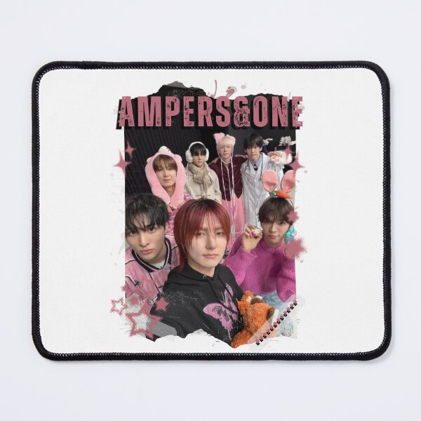 Item preview, AMPERS&ONEe Global KPOP Boy Group Black and White Collage Digital Art Portrait designed and sold by AJUNICE STUDIO.