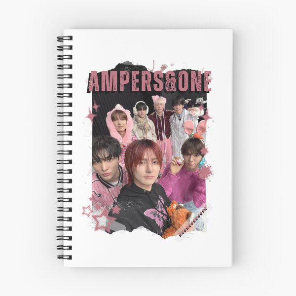 Item preview, AMPERS&ONEe Global KPOP Boy Group Black and White Collage Digital Art Portrait designed and sold by AJUNICE STUDIO.