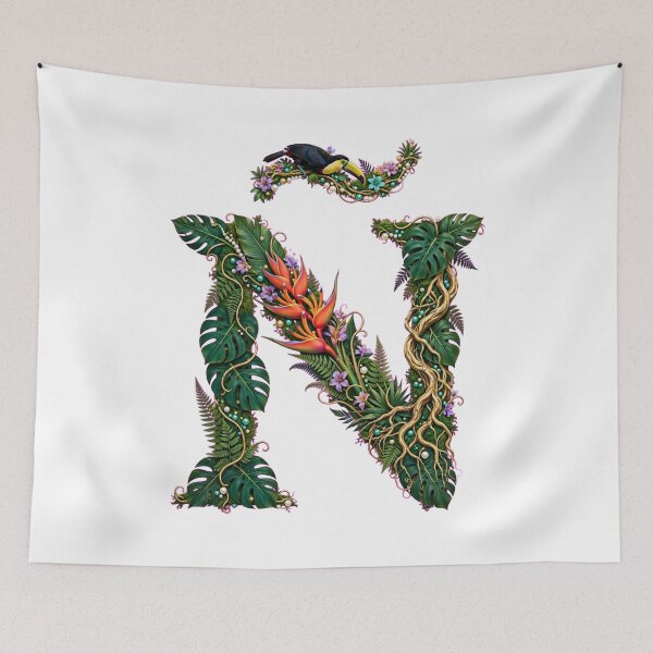Item preview, Letter Ñ - Latin Pride, Jungle Soul designed and sold by FantasyPearl.
