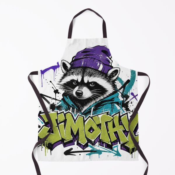 Item preview, Graffiti Raccoon Street Art Urban Animal Punk Style designed and sold by LinaDesign Store.