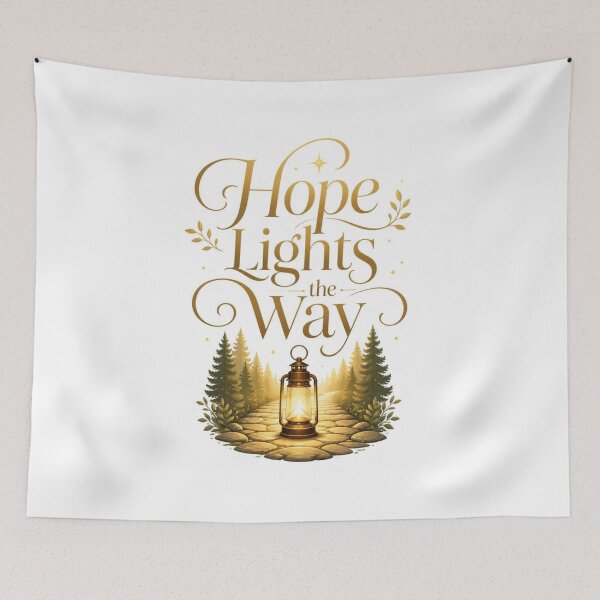 Item preview, Hope Lights the Way Inspirational Christian Design for Faith and Guidance designed and sold by Paltooproducts.