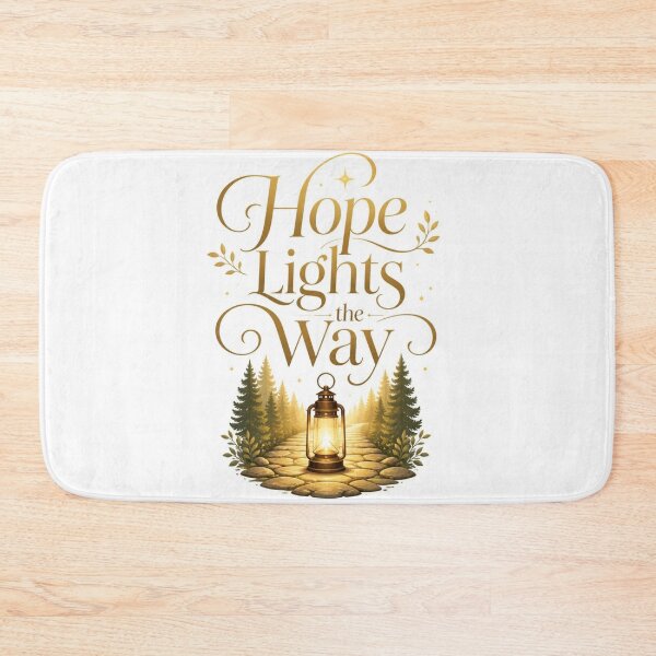 Item preview, Hope Lights the Way Inspirational Christian Design for Faith and Guidance designed and sold by Paltooproducts.