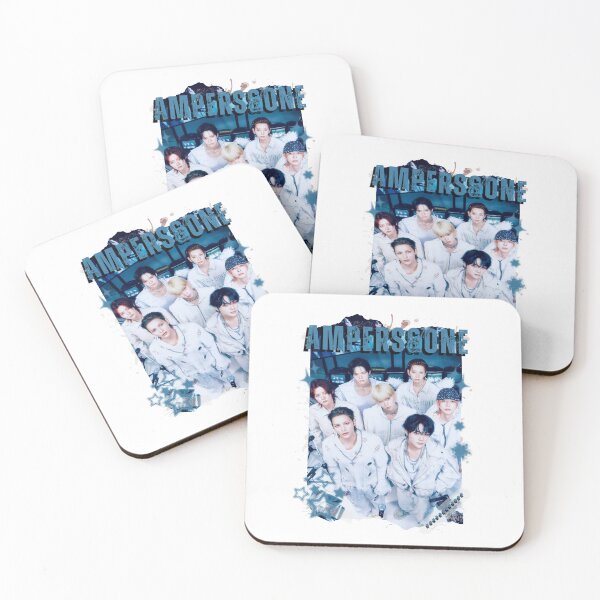 Item preview, AMPERS&ONEe Global KPOP Boy Group Black and White Collage Digital Art Portrait designed and sold by AJUNICE STUDIO.