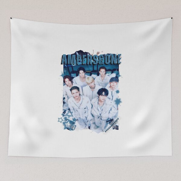 Item preview, AMPERS&ONEe Global KPOP Boy Group Black and White Collage Digital Art Portrait designed and sold by AJUNICE STUDIO.
