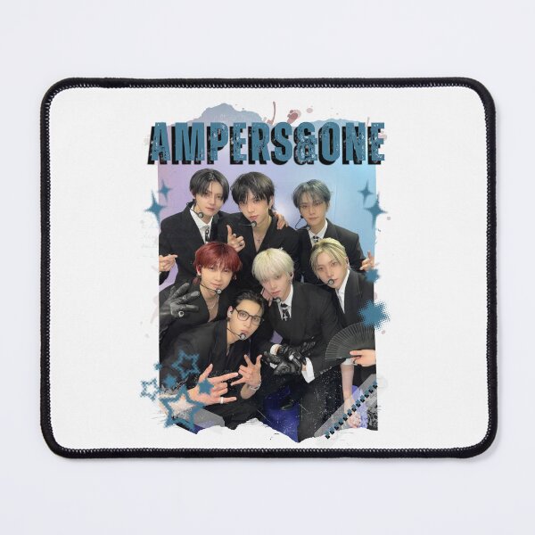 Item preview, AMPERS&ONEe Global KPOP Boy Group Black and White Collage Digital Art Portrait designed and sold by AJUNICE STUDIO.