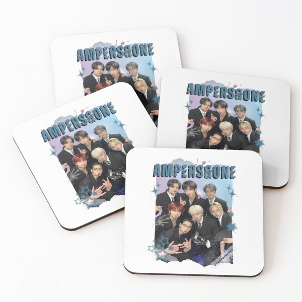 Item preview, AMPERS&ONEe Global KPOP Boy Group Black and White Collage Digital Art Portrait designed and sold by AJUNICE STUDIO.