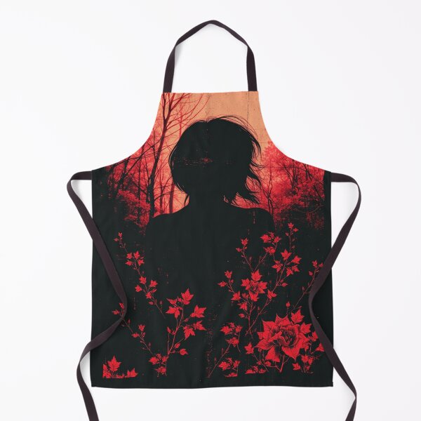 Item preview, Gothic Red Forest Silhouette Art designed and sold by ERODED SELF.