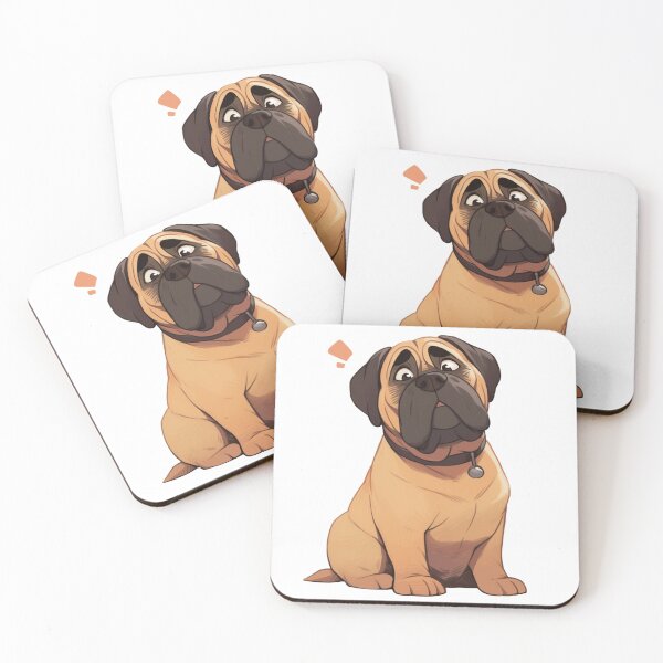 Item preview, Cute Bullmastiff puppy dog designed and sold by MendaciousMina.