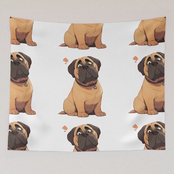 Item preview, Cute Bullmastiff puppy dog designed and sold by MendaciousMina.