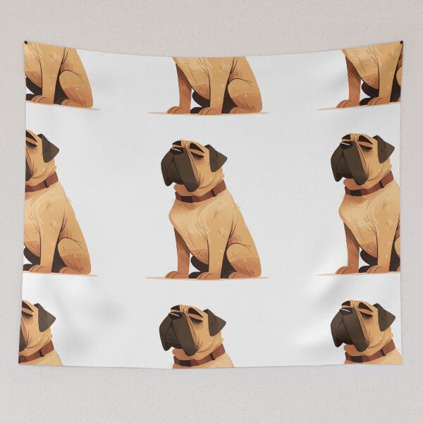 Item preview, Cute Bullmastiff puppy dog designed and sold by MendaciousMina.