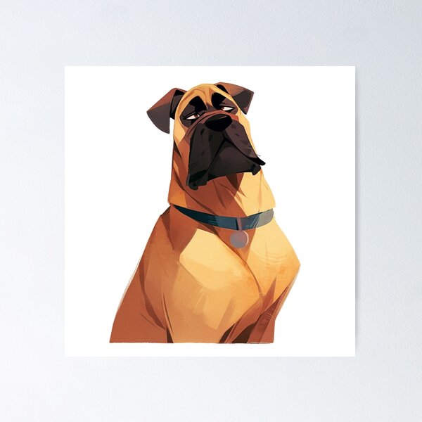 Item preview, Cute Bullmastiff puppy dog designed and sold by MendaciousMina.