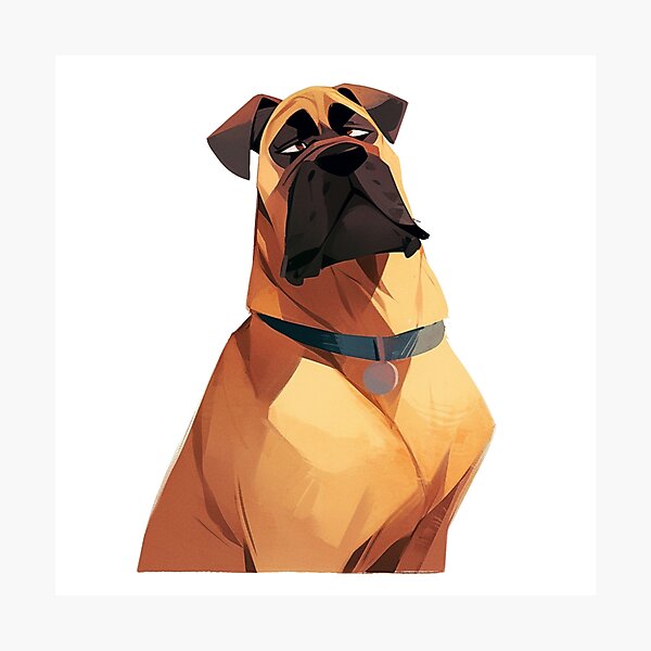 Item preview, Cute Bullmastiff puppy dog designed and sold by MendaciousMina.