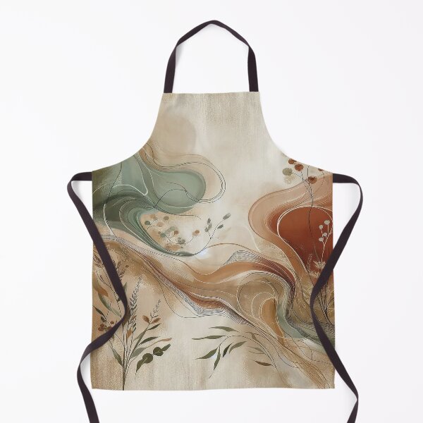 Item preview, Earthbound Flow — Abstract Botanical Art Print designed and sold by MarvinStudios.