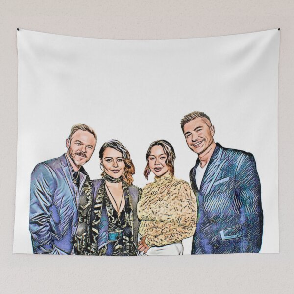 Item preview, The Rookie Cast - Shawn, Alyssa, Melissa and Eric designed and sold by Joy Michelle's Art Shop.