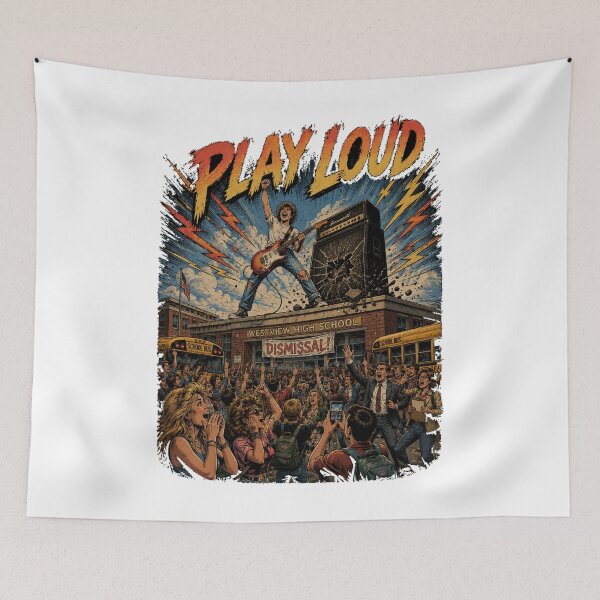Item preview, Play Loud: High School Guitar Rebellion designed and sold by SkyrishStudios.