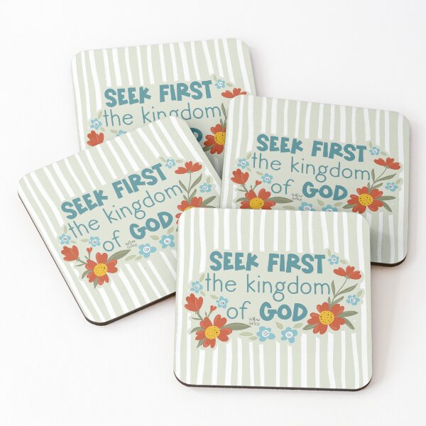 Item preview, Seek First HIS Kingdom designed and sold by Willow & Grace Designs.