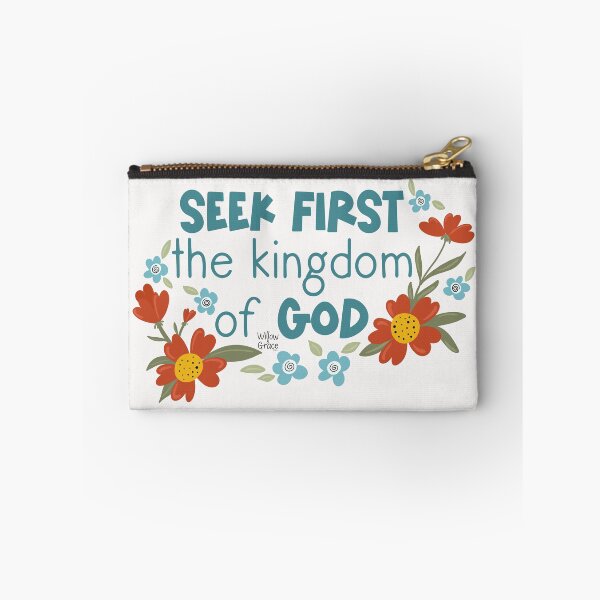 Item preview, Seek First HIS Kingdom designed and sold by Willow & Grace Designs.
