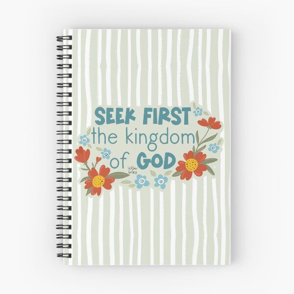 Item preview, Seek First HIS Kingdom designed and sold by Willow & Grace Designs.