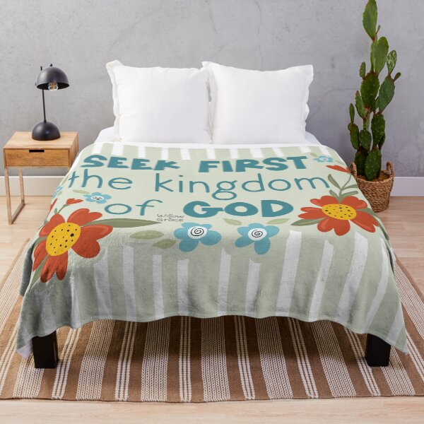 Item preview, Seek First HIS Kingdom designed and sold by Willow & Grace Designs.
