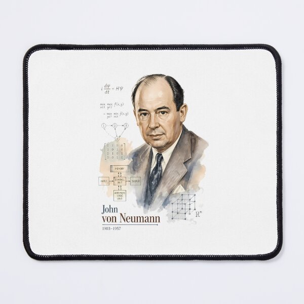 Item preview, John von Neumann designed and sold by Sarcastic designs.