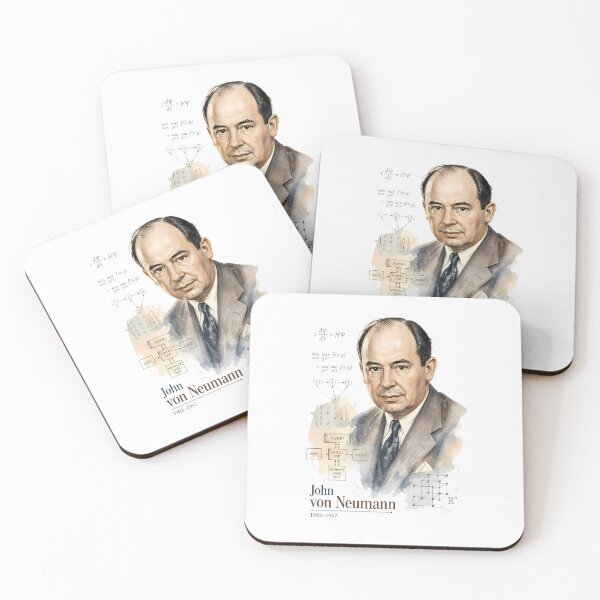 Item preview, John von Neumann designed and sold by Sarcastic designs.