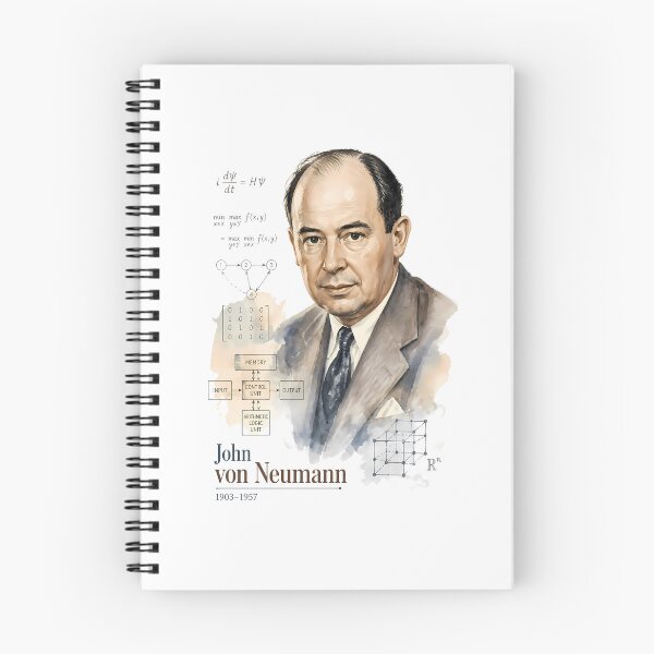 Item preview, John von Neumann designed and sold by Sarcastic designs.