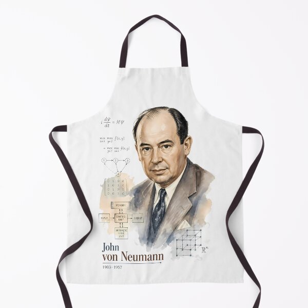 Item preview, John von Neumann designed and sold by Sarcastic designs.