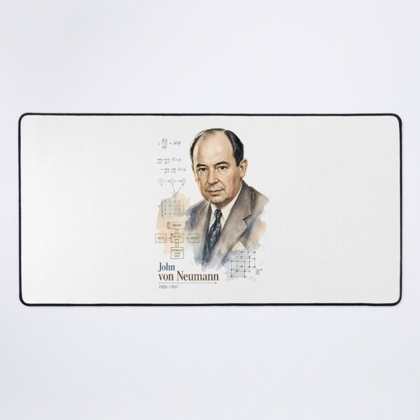 Item preview, John von Neumann designed and sold by Sarcastic designs.