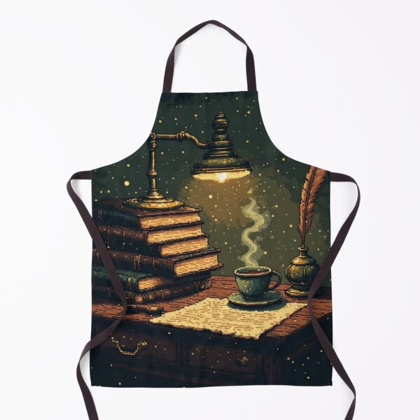 Item preview, Dark Academia Midnight Studies - Retro Pixel Art Literary Aesthetic designed and sold by thepixelcloset.
