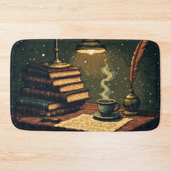 Item preview, Dark Academia Midnight Studies - Retro Pixel Art Literary Aesthetic designed and sold by thepixelcloset.