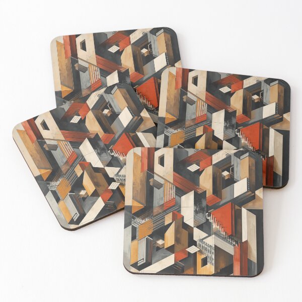 Item preview, Bauhaus Style Architecture Abstract 2 – Mid Century Modern designed and sold by MarvinStudios.
