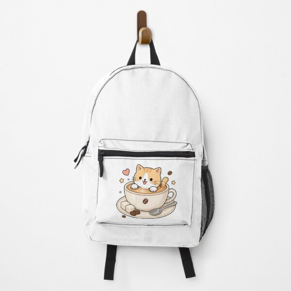 Item preview, Cute Cat In Coffee Cup Kawaii Kitty Latte Art Illustration designed and sold by NoopnyangStudio.