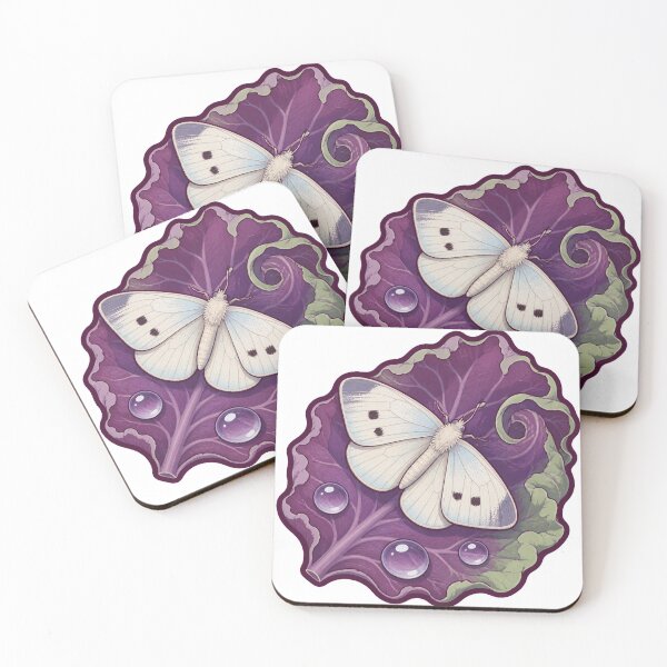 Item preview, Midnight Cabbage Moth - Botanical Garden Illustration designed and sold by GraphycoPublish.