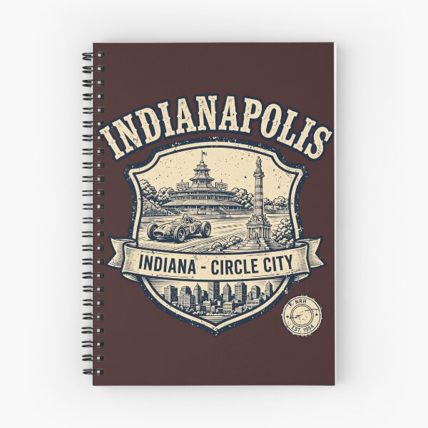 Item preview, Retro Indianapolis Circle City license plate designed and sold by Normandy Road Heritage.