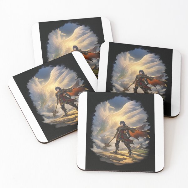 Item preview, Digital Art - Fantasy Warrior Character, Detailed Manga Illustration designed and sold by AnimeShin.