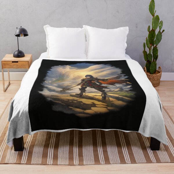 Item preview, Digital Art - Fantasy Warrior Character, Detailed Manga Illustration designed and sold by AnimeShin.