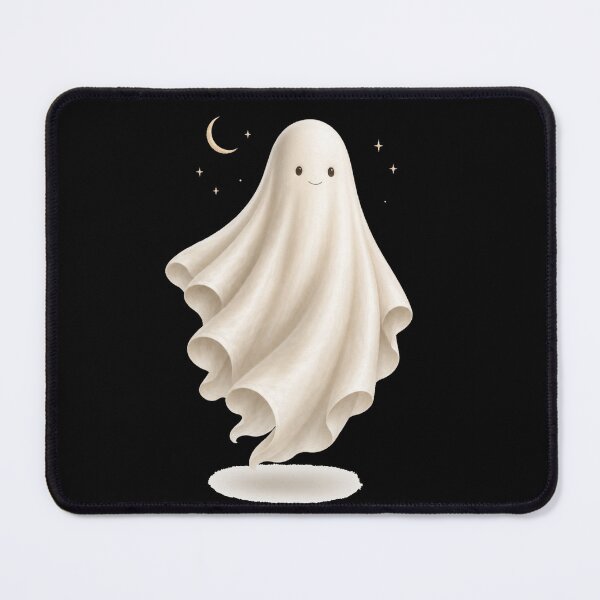 Item preview, Cute Ghost Halloween T-Shirt | Spooky Kawaii Cozy Gift designed and sold by Golden Ember Studio.