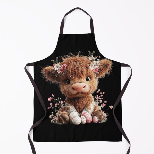 Item preview, Adorable Floral Highland Cow designed and sold by perijun.
