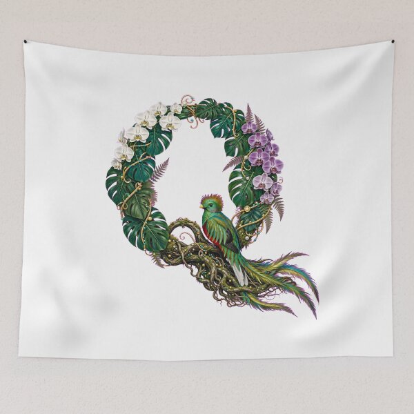 Item preview, Letter Q - The Sacred Bird of the Gods designed and sold by FantasyPearl.