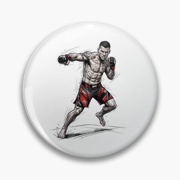 Item preview, MMA Fighter Punching Dynamic Illustration - UFC Martial Arts Art designed and sold by annaarthk.