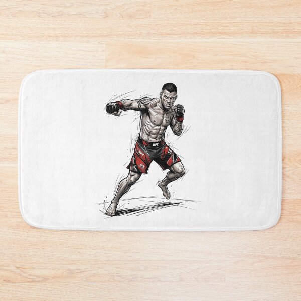 Item preview, MMA Fighter Punching Dynamic Illustration - UFC Martial Arts Art designed and sold by annaarthk.