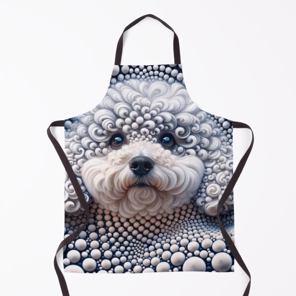Item preview, Whimsical White Poodle in Bubble Art designed and sold by Wags & Tails.
