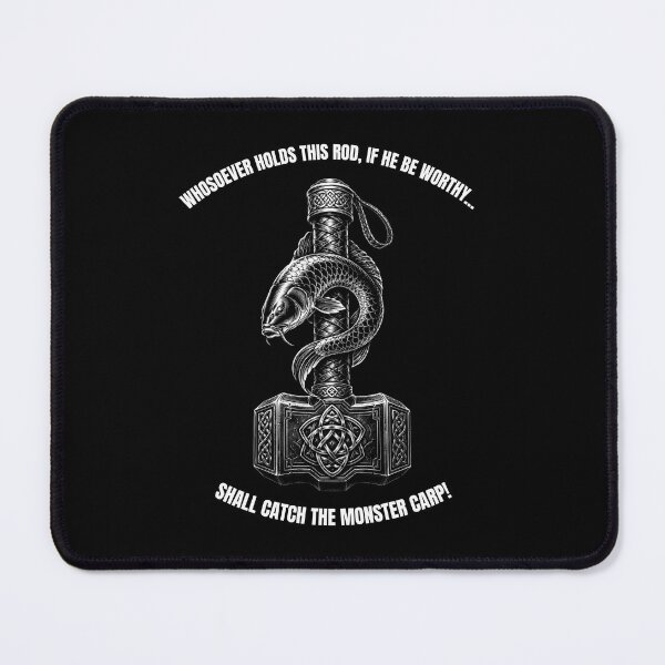 Item preview, Worthy Angler Norse Hammer - Funny Superhero Fishing designed and sold by GeekAnglerStore.